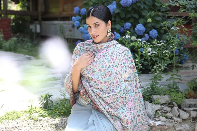 Pashtush women pure wool, woolmark certified shawl, paisley design, ivory Cozy Fleece Shawl Scarf Pashtush women pure wool, woolmark certified shawl, paisley design, ivory Cozy Fleece Shawl Scarf
