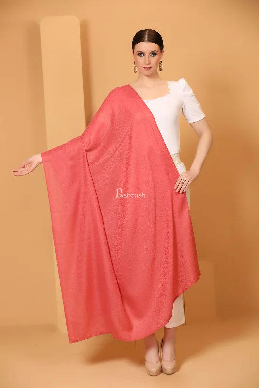 Pashtush Womens Fine Wool Shawl, Self Paisley Weave, Extra Soft, Warm and Light Weight, Morning Rose Elegant Wool Shawl Cape Pashtush Womens Fine Wool Shawl, Self Paisley Weave, Extra Soft, Warm and Light Weight, Morning Rose Elegant Wool Shawl Cape