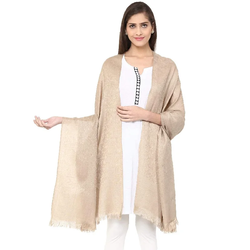Pashtush Women'S Soft Wool Shawl, Paisley Weave, Sahara Soft Cotton Shawl Cape