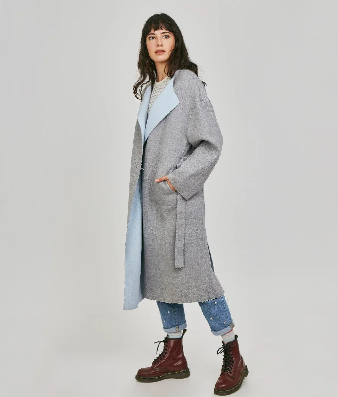 gray and baby blue
