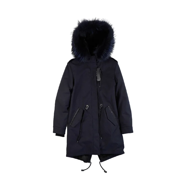 Mackage x Emoji Movie 'Rena-X Lips' Coat - Women's XS Peter Pan Collar Cowl Neck Turtleneck Mackage x Emoji Movie 'Rena-X Lips' Coat - Women's XS Peter Pan Collar Cowl Neck Turtleneck