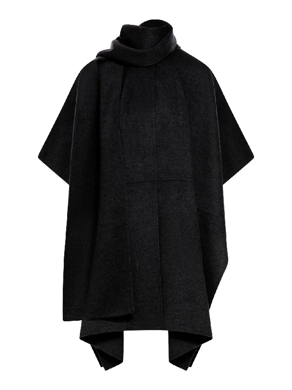 DOUBLÉ SCARF COAT Anorak Windbreaker Fleece