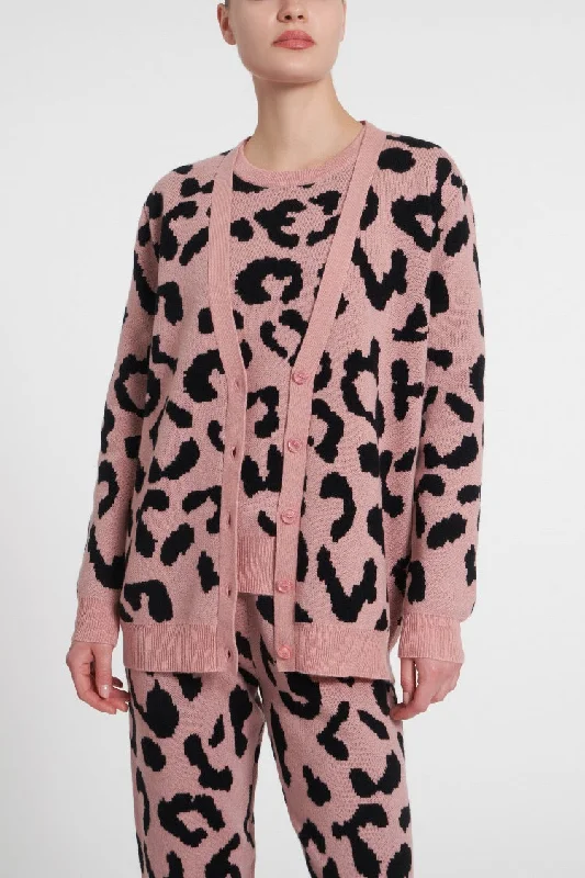 CECELIA Cardigan Transparent Opaque Sheer