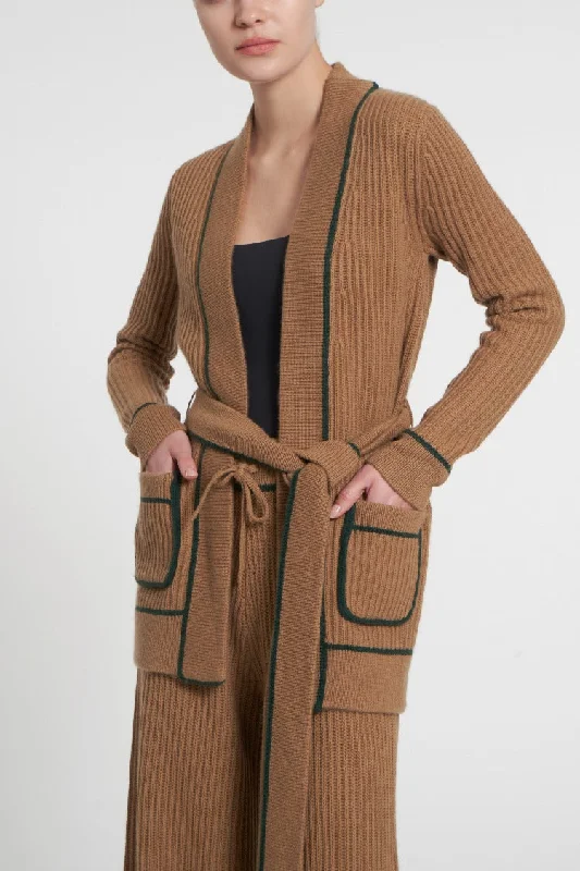 CLOVER Cardigan Terry Blend Velvet Blend Canvas Blend