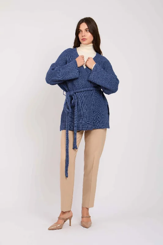 Cardigan Hooded Caped Shawl Collar