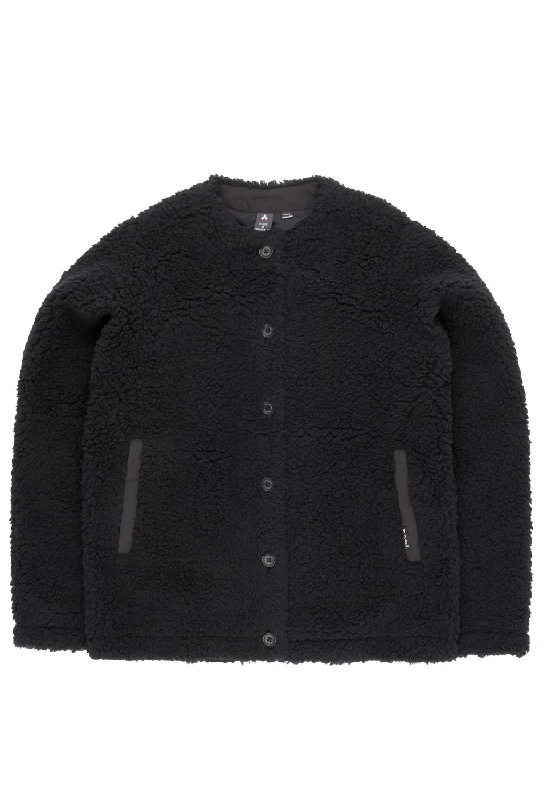Montbell Women's Climaplus Shearling Cardigan - Black Layered Multi-layer Single Layer Montbell Women's Climaplus Shearling Cardigan - Black Layered Multi-layer Single Layer